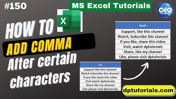 How to Add Comma After Certain Number of Characters in Excel