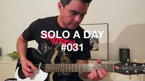 SOLO A DAY #031 | Livin' la Vida Loca – Ricky Martin | Guitar Solo by Steve Johnsen