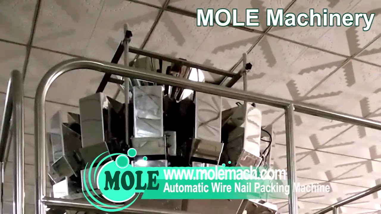Automatic Wire Nail Packing Machine - YouTube
