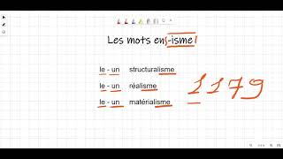 Как определить род французских слов, имеющих окончание -isme