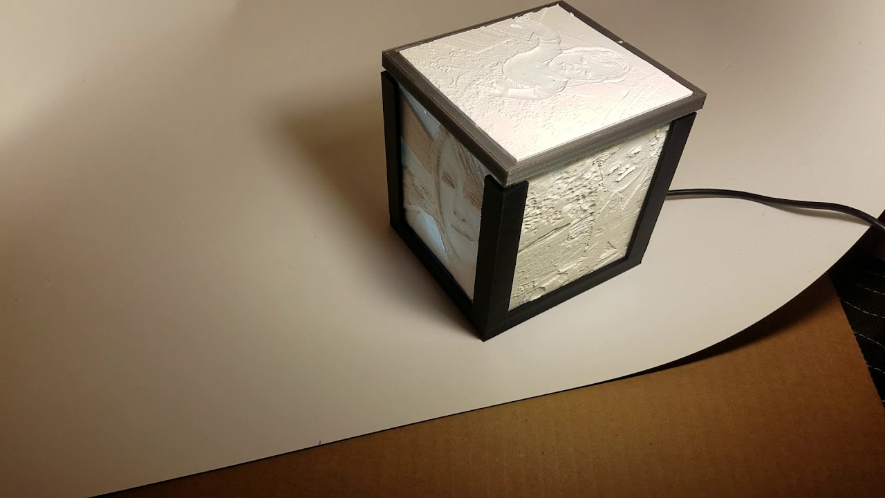lithophane cube