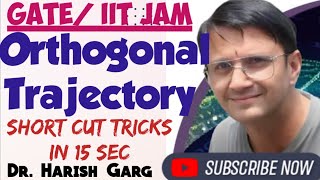Orthogonal Trajectory | IIT JAM Maths | Short Cut Tricks