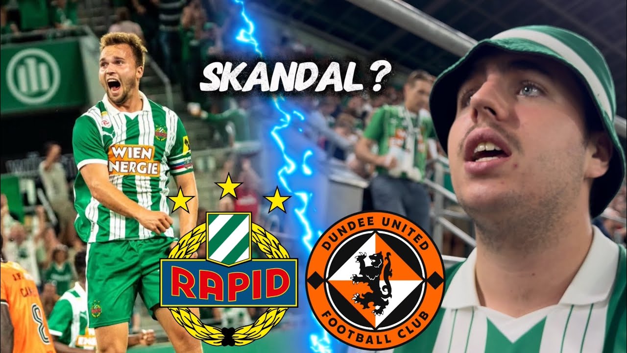 UNGLAUBLICHE SZENEN IM EUROPACUP / Rapid Wien vs Dundee United 