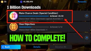 How to complete Make Chance Deals Special Edition in eFootball 2026 • How to get Selection Contract?