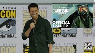 Sdcc: tom cruise surprises hall h with top gun: maverick first trailer
(san diego comic con)