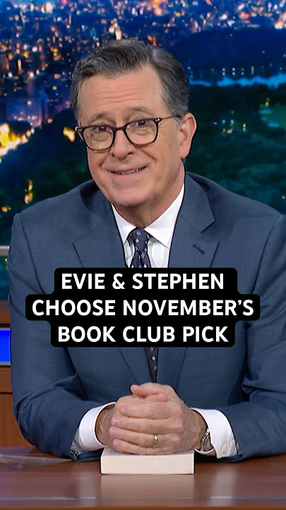 One of Stephen & Evie’s favorites: “This Is Happiness” by Niall Williams #colbert #LateShowBookClub