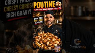 🇨🇦 Canadian Poutine 🍟🧀 | Crispy Fries, #Poutine #CanadianPoutine #PoutineRecipe #Canadian #shorts