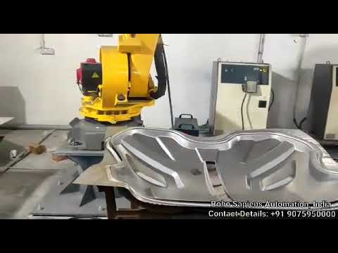 Robot Plasma Cutting by Robo Sapiens Automation +91 9075950000