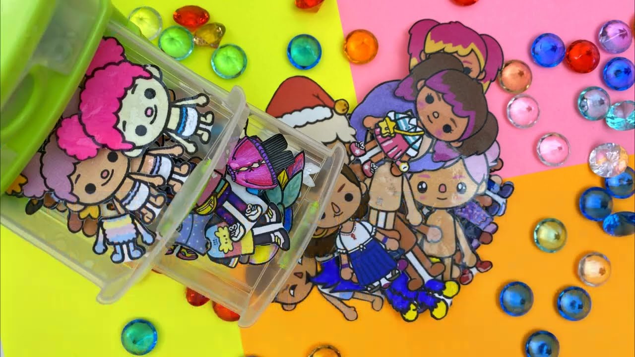 DIY How to make your own stickers Toca Boca / Toca Handmade Sticker