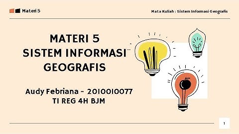 Penjelasan Model Data Spasial dan Data Input Output Dalam Sistem Informasi Geografis