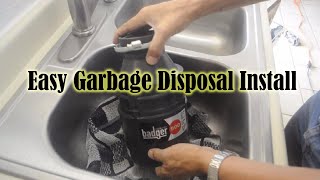 How To Install A Garbage Disposal How To Replace A Garbage Disposal Badger 500 Youtube