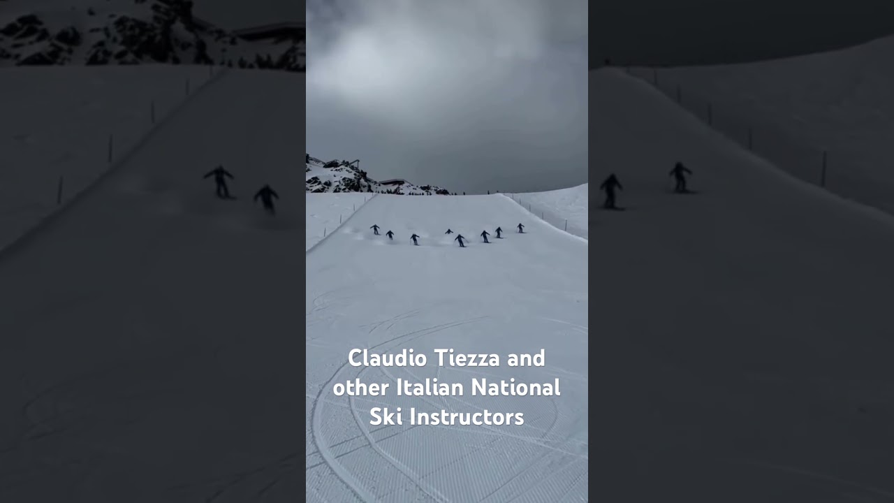 Claudio Tiezza and other Italian National Ski Instructors