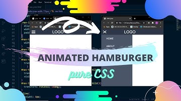 Hamburger animation in pure css || 3 lines (hamburger) animation || CSS3 tutorials