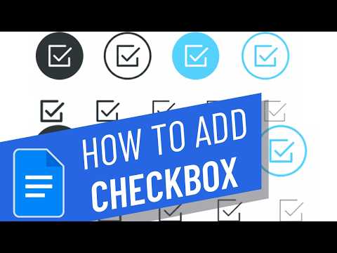 How To Add Checkbox in Google Docs