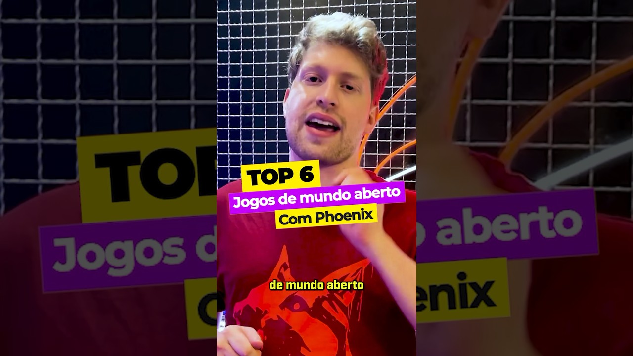 Esse &eacute; o TOP 6 Jogos de Mundo Aberto do Phoenix! 🔥🎮 Qual sua lista com os seus favoritos? #flowgames