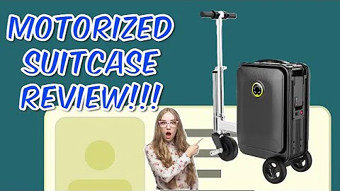 Holy Crap Batman! Airwheel SE3S Motorized Suitcase Unboxing and Review!