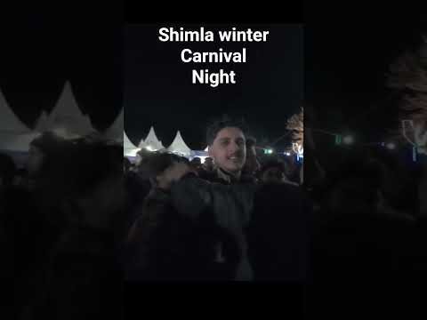 Shimla's Carnival: A Winter Wonderland Extravaganza! #shorts #viral