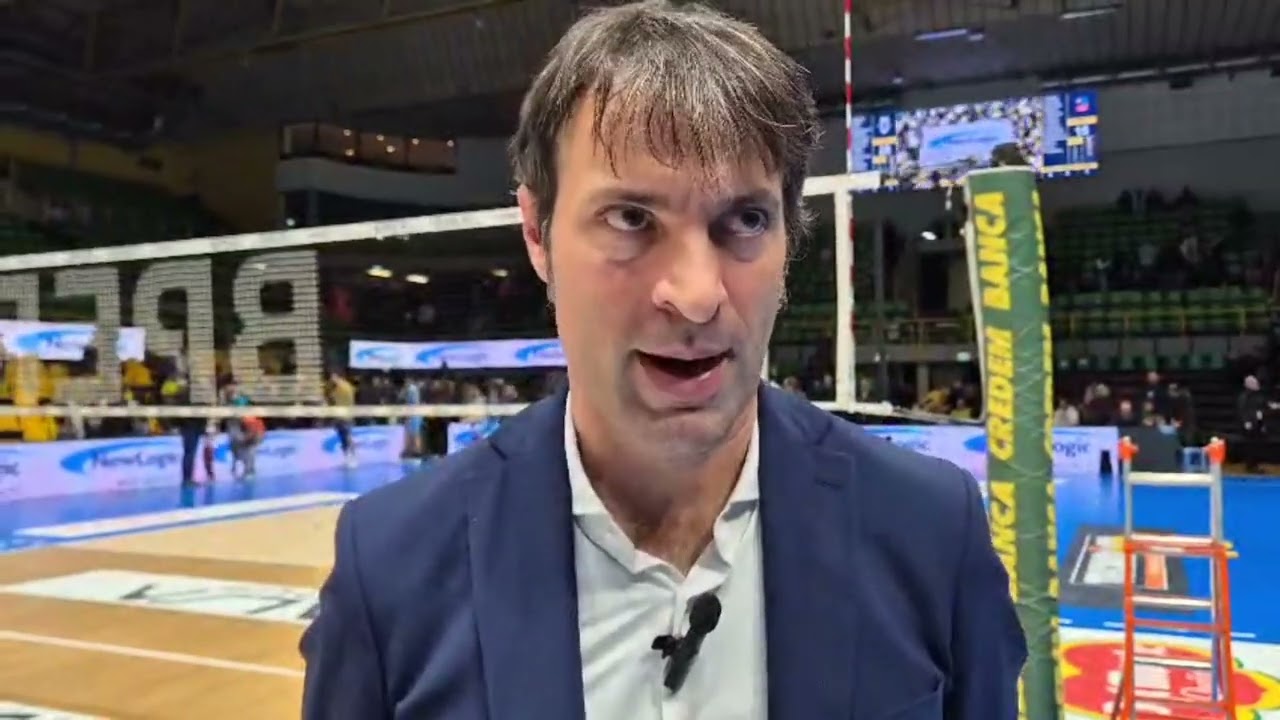 SuperLega, Modena-Cuneo 3/0, intervista post partita a coach Matteo Battocchio 