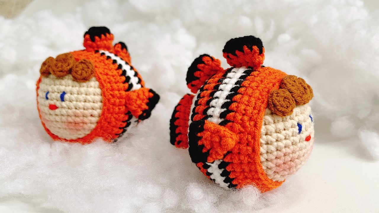 Hướng dẫn cách móc cá hề Nemo đơn giản nhất