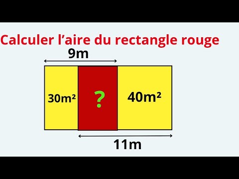 Calculer L Aire De Rectangle Rouge 
