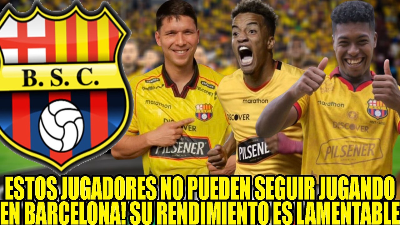 ESTOS JUGADORES NO PUEDEN SEGUIR JUGANDO EN BARCELONA! SU RENDIMIENTO ES LAMENTABLE