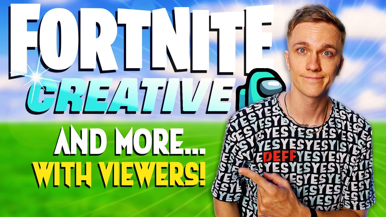 Fortnite Creative with Viewers! - Creative Zone Wars and MORE! - YouTube
