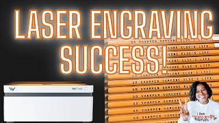 How to laser engrave pencils with WeCreat Vision 20W
