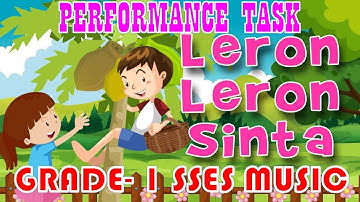 PERFORMANCE TASK: GRADE-1 SSES