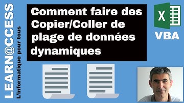 Excel VBA - Comment copier une plage de données dynamique ?