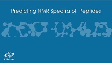 Peptide NMR Predictor: Calculating 1D NMR Spectra of biomolecules