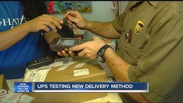 UPS testing new delivery method