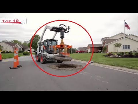 World Amazing Modern Technology Road Construction Machines Equipment   YouTube 2