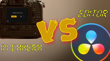 Create the timelapse video in-camera or in-editor?