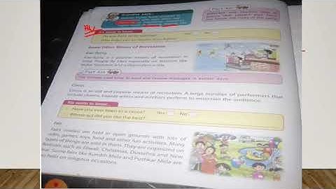 Class 4 EVS | Chapter 5 : Ways of recreation