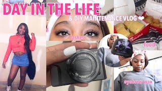 DAY IN MY LIFE VLOG| DIY MAINTENANCE, SCHOOL, FOOD, ORDERING IPAD+MORE