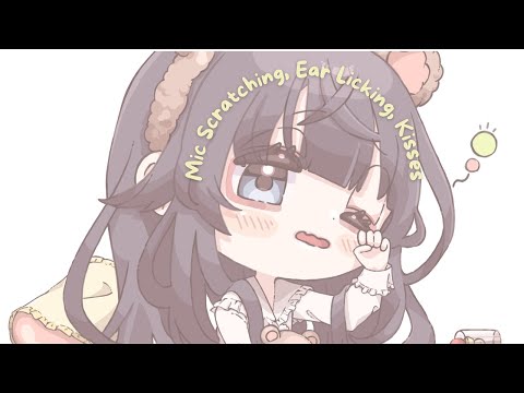 [ASMR/耳舐め] Mic Scratching, Ear Licking, Kisses, Layered Sounds