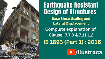 Earthquake Resistant Design | IS 1893 (Part 1): 2016 | Cl- 7.7.3 & 7.11.1.2 | ilustraca | Sandip Deb