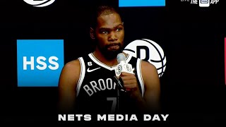 Kevin Durant Talks On His Trade Request, Coach Steve Nash And GM Sean Marks | 2022/23 Media Day