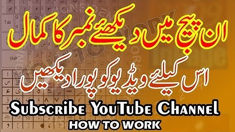 How to insert Page Number in inpage | insert page no | insert number in inpage urdu