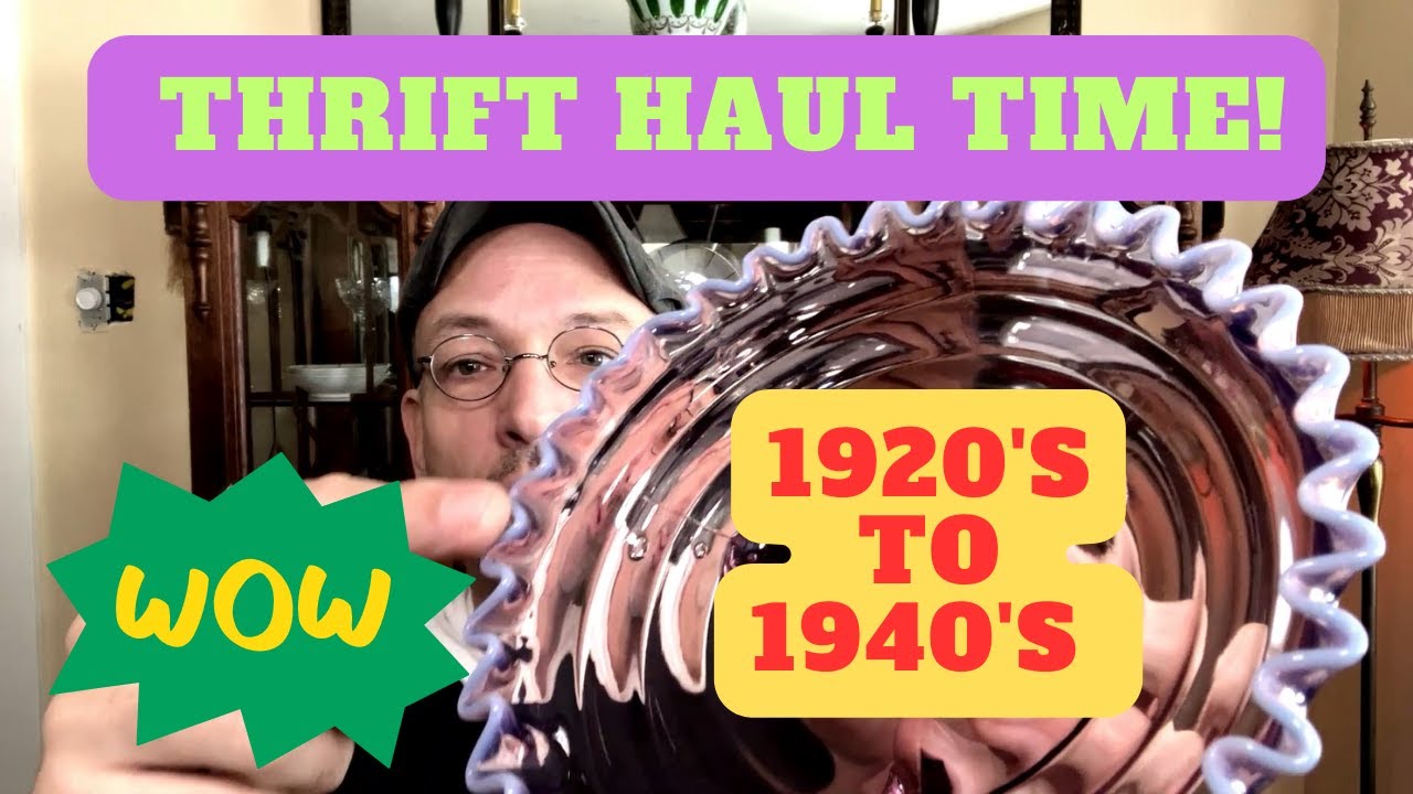 Thrift Haul 1920's - 1940's