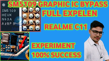 sm5109 graphic ic bypass|realme c11 graphics problem|all android graphic ic bypass#light #graphics