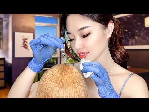 [ASMR] Relaxing Hair and Scalp Treatment