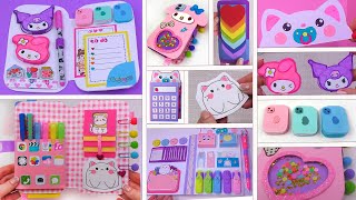 Cute DIY crafts / Simple ideas for miniature organizers / school hacks / mini notepads / how to make