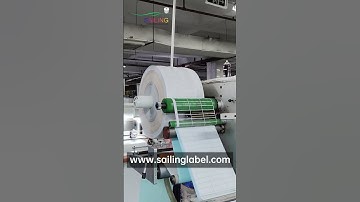Thermal label slitting/www.sailinglabel.com #label #machine #labeling #labelmachine #quality