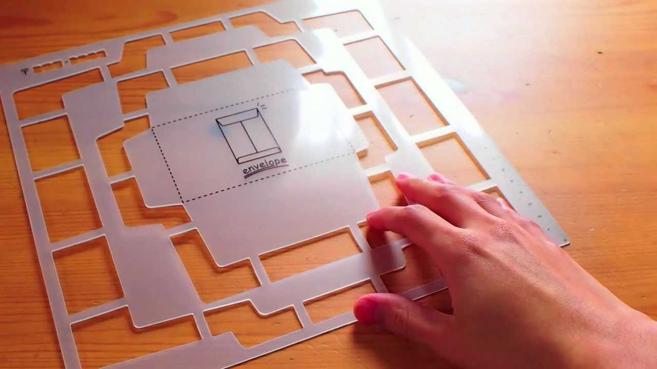 手作り封筒テンプレート Youtube