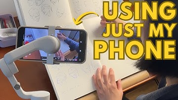 My minimal drawing and art filming setup