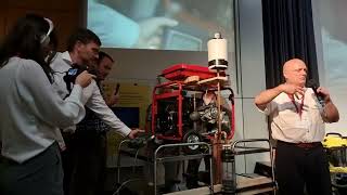 THOR - Live Thunderstorm generator demonstration under load in Technopark, Zurich conference hall
