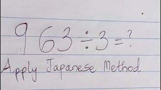 Japanese Division Method #japanese #japan #maths #japanesemaths #mathematics #mathematician #math