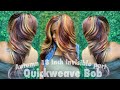 Autumn 🍂 18in Invisible part Quickweave Bob | protective Cap Method