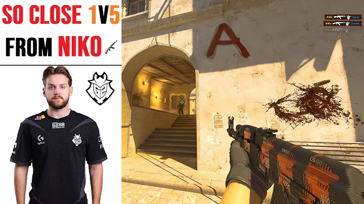 ALMOST 1v5 CLUTCH From NiKo Against Team Vitality on Mirage | BLAST Fall Final 2024